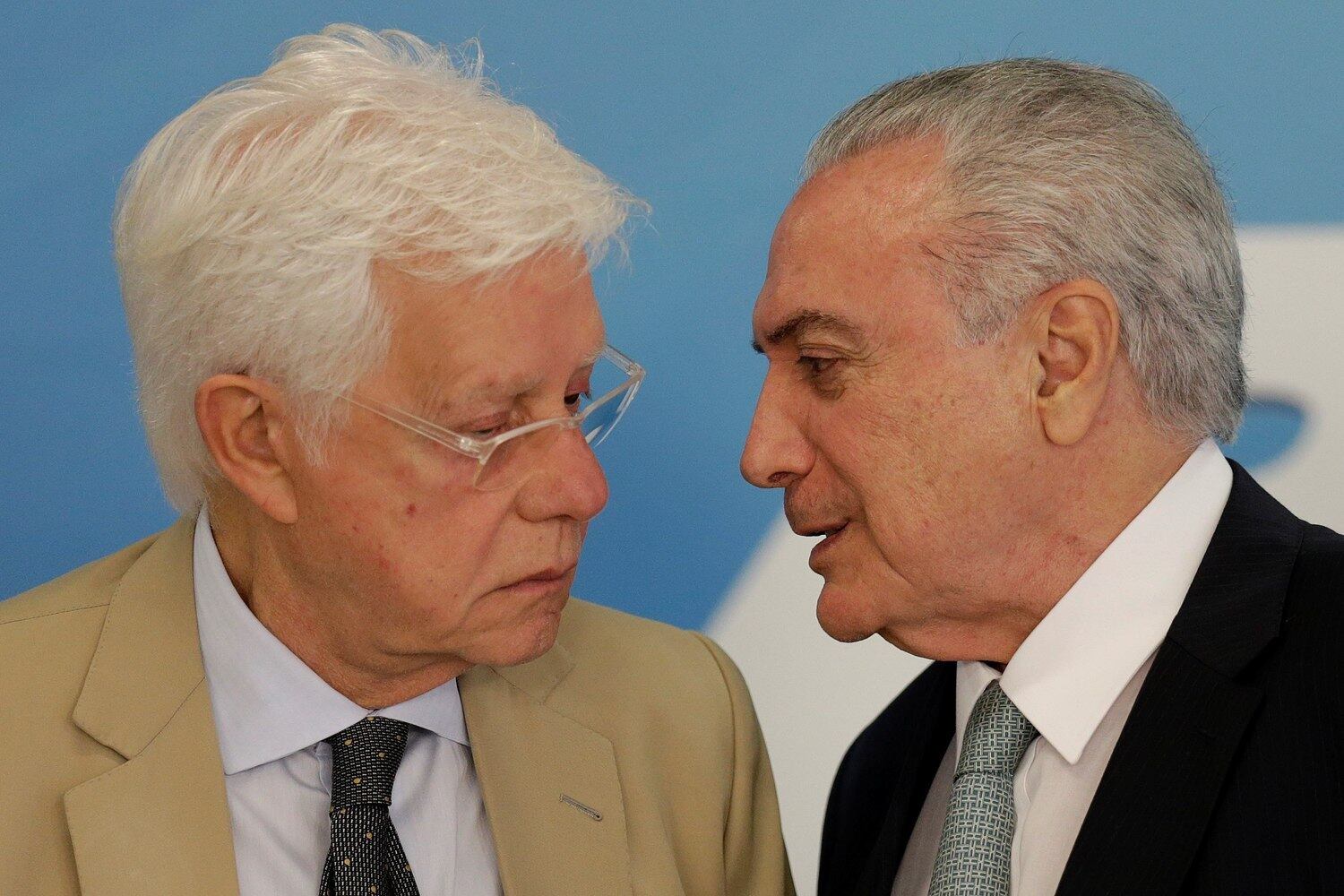 Moreira Franco e Michel Temer, denunciados pelo Ministério Público Federal