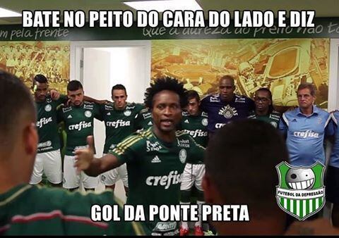 No começo do Paulistão, o Palmeiras também perdeu em casa para a Ponte Preta