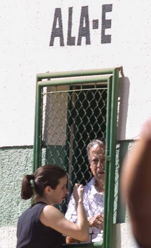 José Dirceu após chegar no CPP