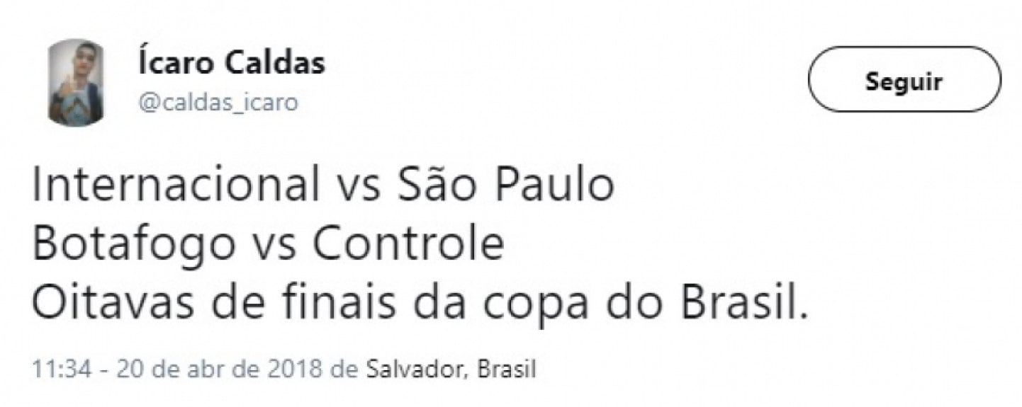Meme eliminados Copa do Brasil