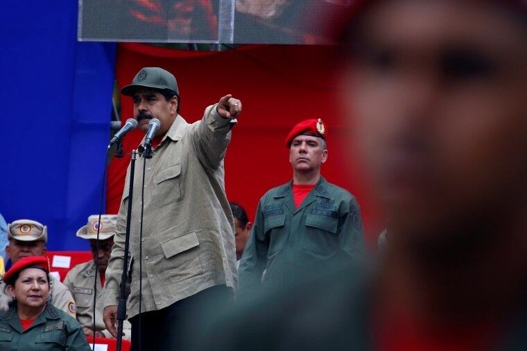 Maduro ainda tem o apoio de parcela importante dos militares