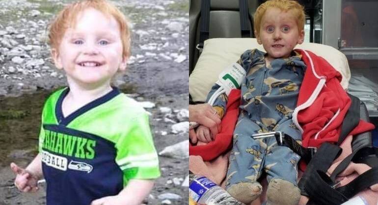 Ryker Webb foi encontrado após sobreviver sozinho por dois dias em região fria dos EUA