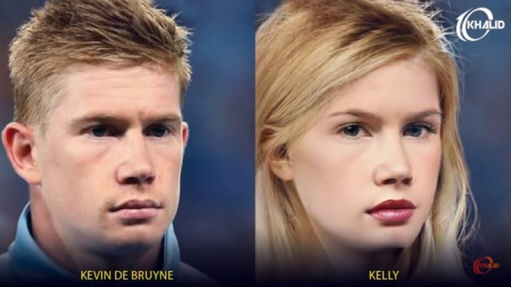 Versão feminina: De Bruyne (Reprodução)