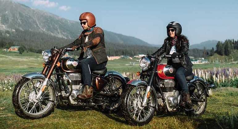 Modelo conta com suspensão com garfo telescópico na dianteira