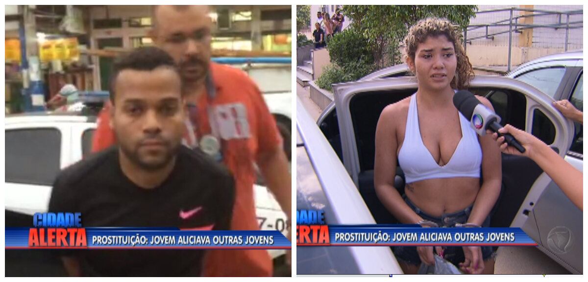 O casal Reinaldo Godim e Michele dos Santos são suspeitos de manter uma jovem de 16 anos em cárcere privado por 15 dias em uma casa de prostituição no Parque Araruama, bairro de São João de Meriti, Baixada Fluminense. Durante esse período, a vítima afirma ter sido estuprada por Godim e obrigada a se prostituir sem receber pelos programas. Assista à reportagem