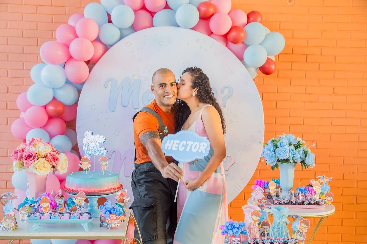 Chá revelação no Aeroporto de Brasília