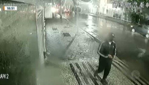 Câmeras de segurança registraram momento do atentado