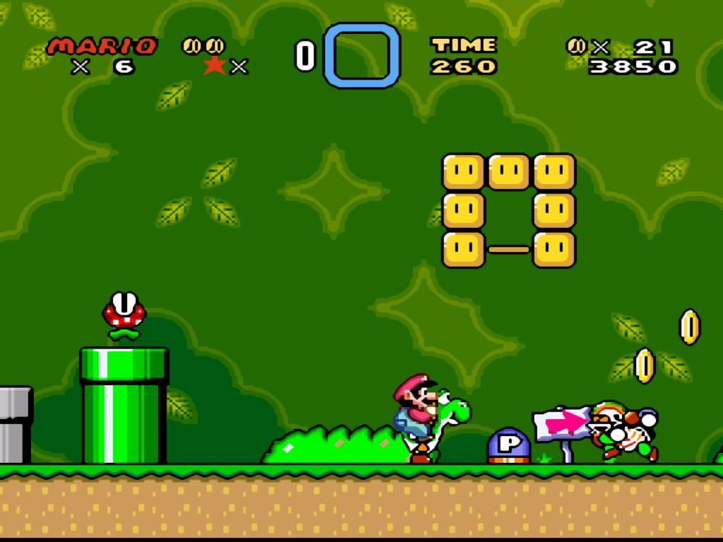 Em Super Mario World, Bowser rapta Princesa Peach novamente. Com a ajuda dos Yoshis, eles devem resgatar a princesa