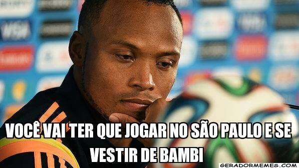 Será que Zuniga aceitaria se vestir de bambi?