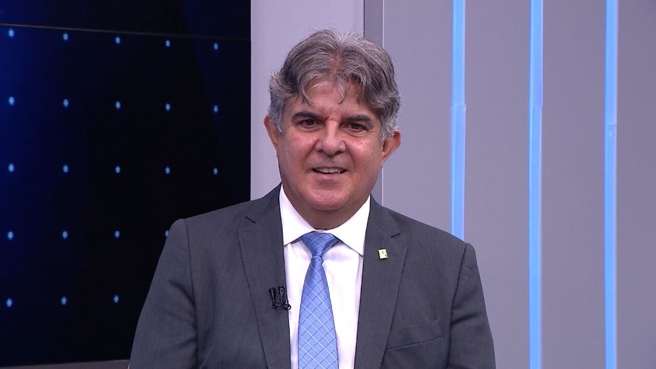 Waldemar Ortunho, diretor-presidente da ANPD, durante JR Entrevista