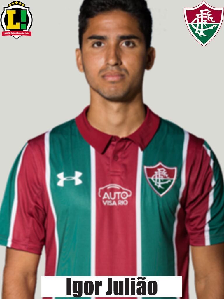 Igor Julião - 5,0 - Teve atuação tímida, mas não comprometeu.