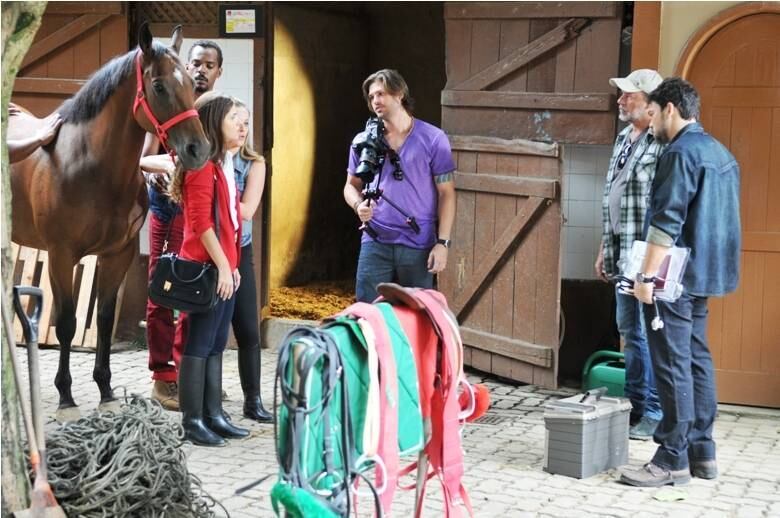 Dado Dolabella nos bastidores de Vitória