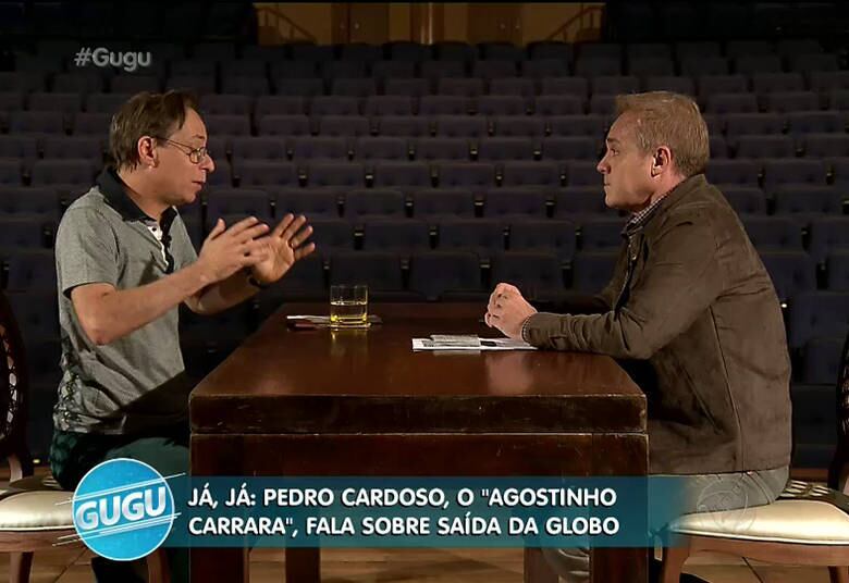 4. O salário de um ator
Intrigado, Gugu quis saber durante a entrevista se um ator ganhava bem. Pedro foi enfático na resposta.
— Eventualmente sim, eventualmente não. Na média, mal. Na
média, um ator não ganha bem! Mas num país tão pobre como o Brasil, R$ 5 mil é
bom pra população brasileira. Pra 80%, se você falar R$ 5 mil, é bem. Mas
dentro do dinheiro que circula na televisão, R$ 5 mil é muito pouco!