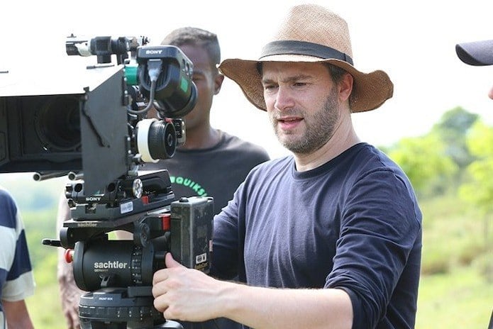 Juan Pablo Pires nos bastidores das gravações da série Lia, em 2018