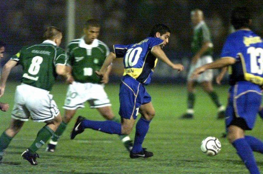 2001 - Semifinal da Libertadores. Boca avançando às finais.
Ida: Boca Juniors 2 x 2 Palmeiras
Volta: Palmeiras 2 x 2 Boca (2 x 3 nos pênaltis)