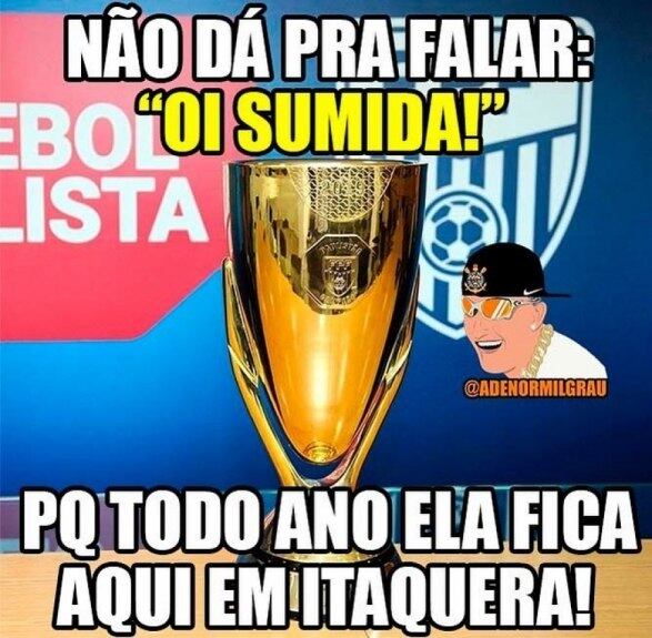 Os melhores memes do título do Corinthians sobre o São Paulo