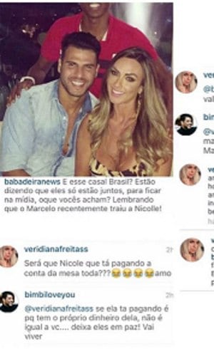 Veridiana alfineta novo casal na internet