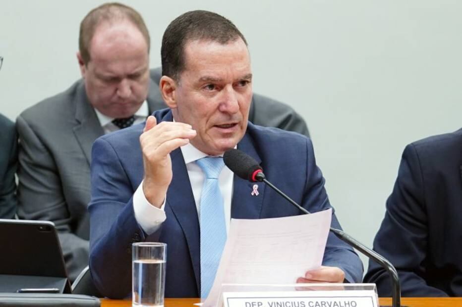 Relator da reforma da Previdência dos militares na Câmara, Vinícius Carvalho (Republicanos-SP)