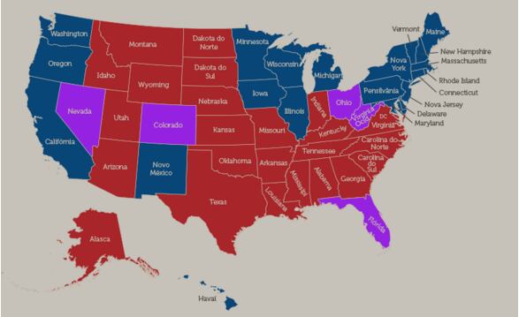 Quem combatia o regime escravocrata eram basicamente os republicanos, do então presidente Abraham Lincoln. Somente com Roosevelt, após a Grande Depressão, em função da crise na Bola de Valores, em 1929, a premissa básica voltada à diminuição da pobreza e da desigualdade passou a ser bandeira democrata