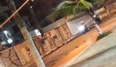 Jovens registraram o exato momento da batida dos PMs