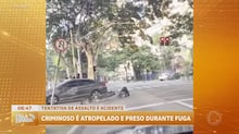 SP: assaltante é atropelado e preso após tentativa de roubo frustrada