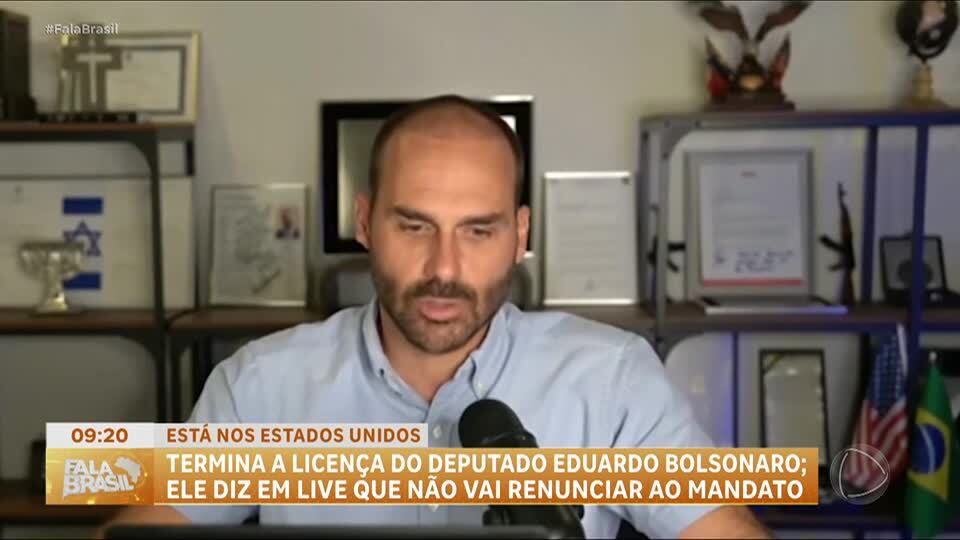 Eduardo Bolsonaro encerra licença parlamentar e pode acumular faltas