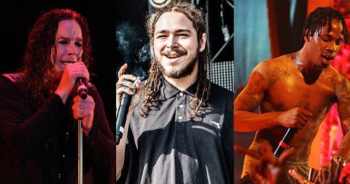 Ozzy Osbourne, Post Malone e Travis Scott