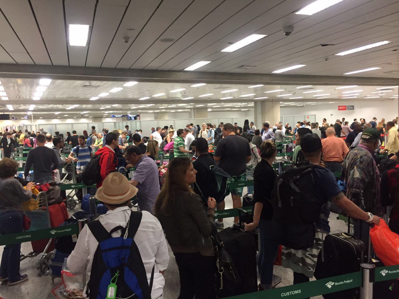 Protestos de auditores fiscais em aeroportos