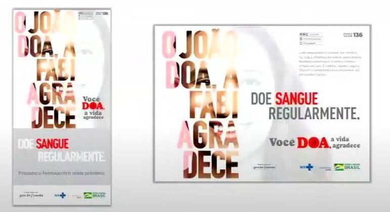 "O João doa, a Fabi agradece" é um dos slogans da Campanha de 2022