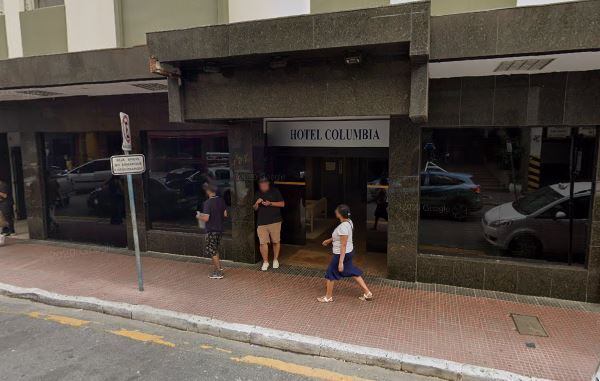 Hotel Columbia, no centro de SP, também disponibiliza vagas
