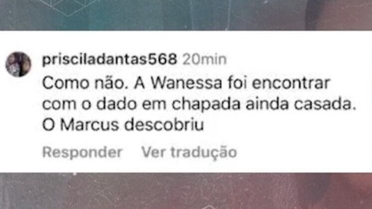 Amabylle foi quem divulgou que Graciele Lacerda usava um perfil falso sob o nome de prisciladantas568. Em um vídeo divulgado pela própria influenciadora, foi possível ver o perfil logado em seu celular. Um dos comentários feitos pelo perfil chamou atenção: uma crítica a Wanessa Camargo, filha de Zezé, dizendo que ela teria ido se encontrar com o cantor Dado Dolabella enquanto ainda estava casada com o empresário Marcus Buaiz