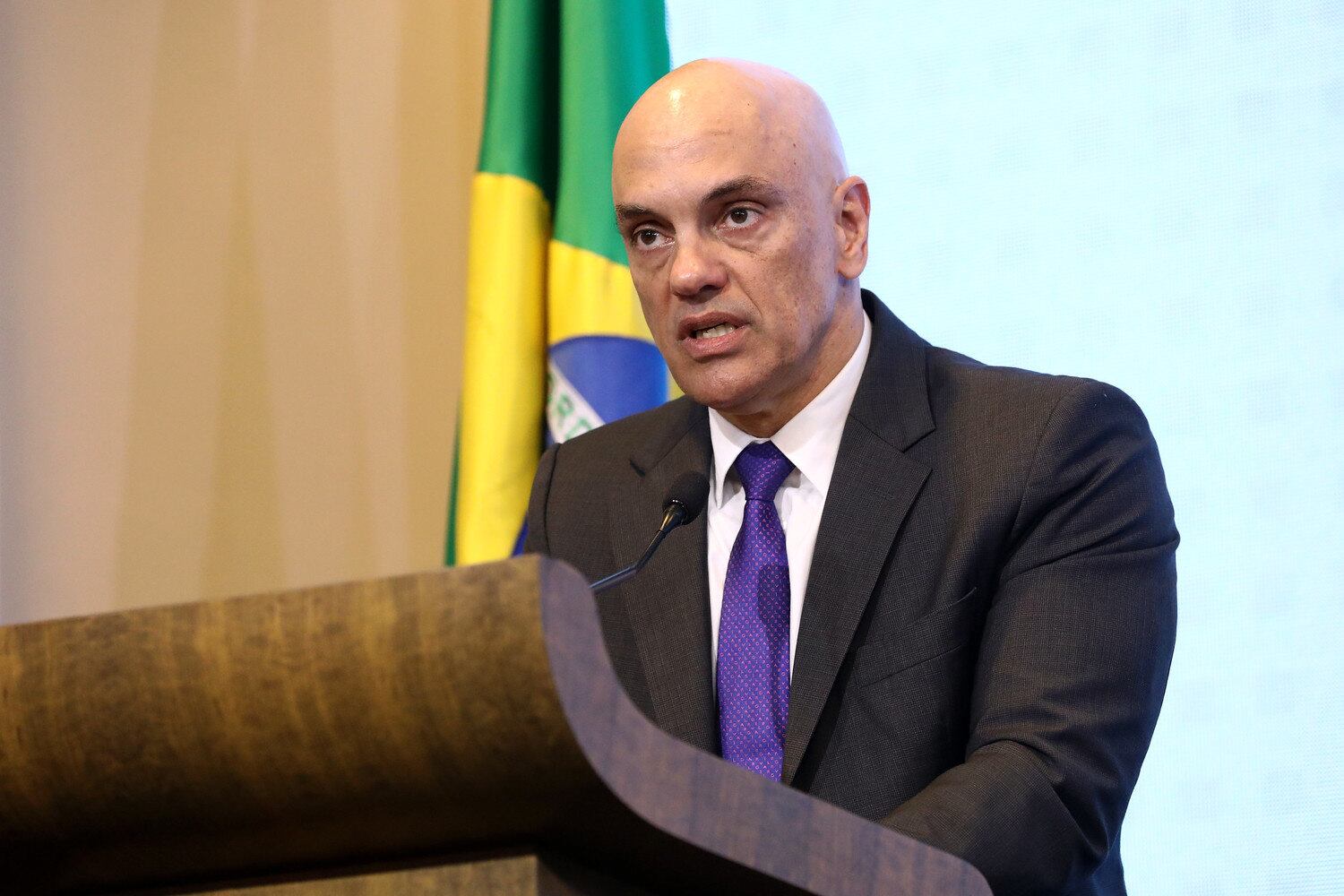 O ministro Alexandre de Moraes, presidente do TSE