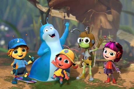 Os personagens de Beat Bugs, nova animação da Netflix