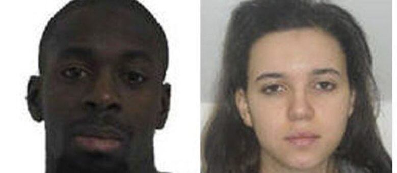 A polícia identificou Amedy Coulibaly, de 32 anos, e Hayat Boumeddiene, de 26 anos, como os principais suspeitos da ação
