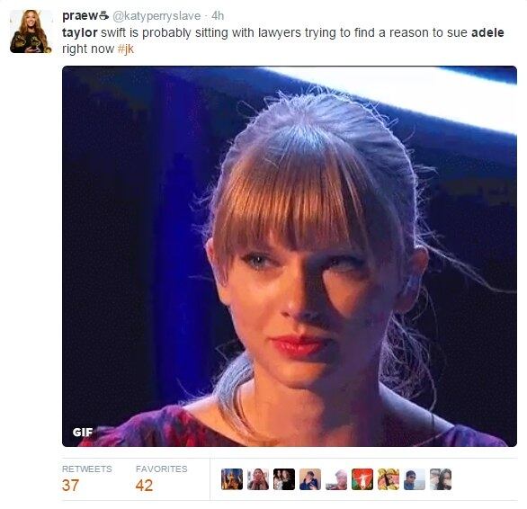 Será que Taylor Swift registrou a palavra Hello só para poder processar Adele depois?