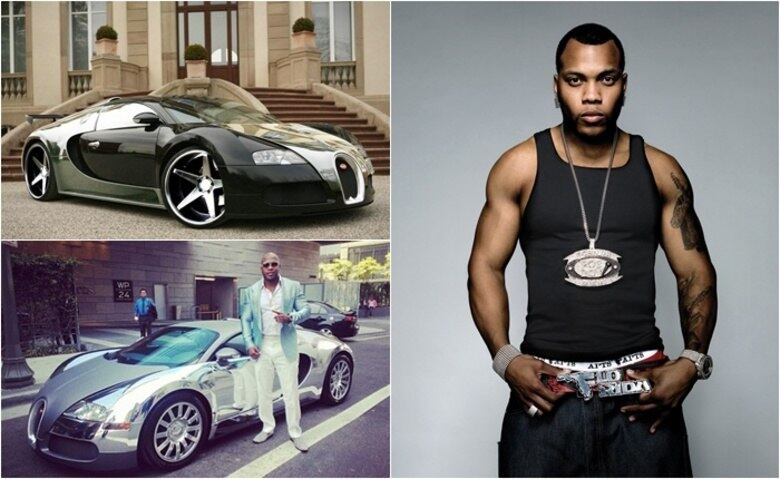 Flo Rida é um dos astros "do momento" no hip-hop. O cantor é famoso por passear pelas ruas a bordo de um imponente Bugatti Veyron, modelo ainda considerado o carro de rua mais rápido do mundo, com aceleração de zero a 100 km/h inferior a 3 segundos