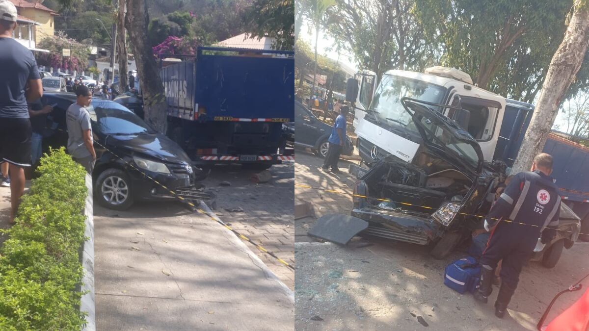 Carro em que estavam vítimas fatais foi prensado contra uma árvore