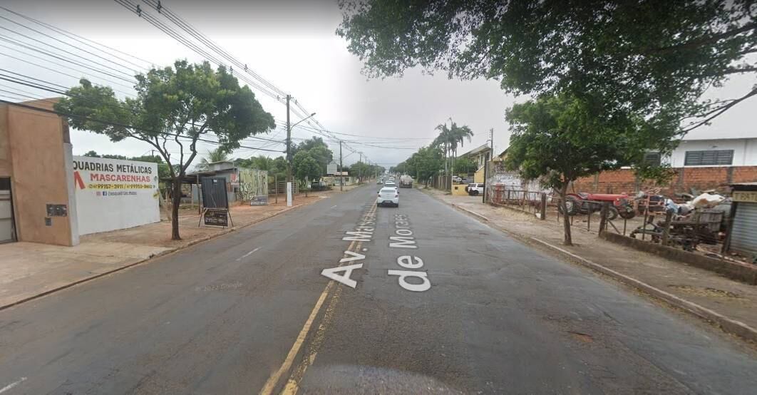 Avenida Mascarenhas de Moraes, onde ocorreu o caso - (Foto: Reprodução/Google Street View)