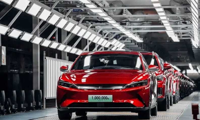 Recorde de produção nas fábricas chinesas da BYD