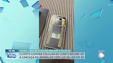 Cliente compra celular de luxo por preço baixo e recebe apenas a carcaça do aparelho