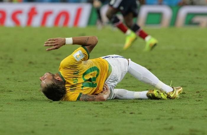 Lesão na vértebra tirou Neymar da Copa