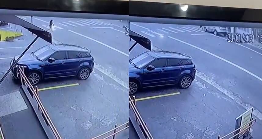 Menina de 12 anos foi atropelada na faixa de pedestres