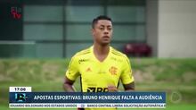 Apostas esportivas: Bruno Henrique falta a audiência online da Justiça Desportiva