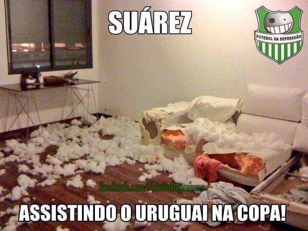Disseram que os uruguaios entraram "mordidos" em campo, mas de nada adiantou. A Colômbia venceu o jogo por 2 a 0