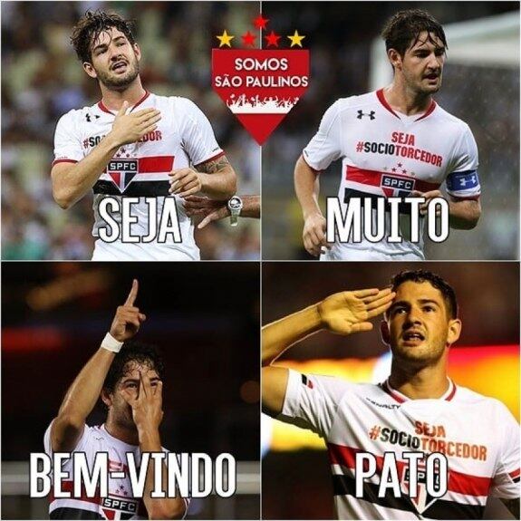 Os memes do retorno de Alexandre Pato ao Tricolor