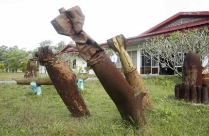 Mais de 30% das vítimas dos explosivos são crianças