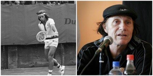 O tempo passou também para o argentino Guillermo Vilas, vencedor de quatro Grand Slam