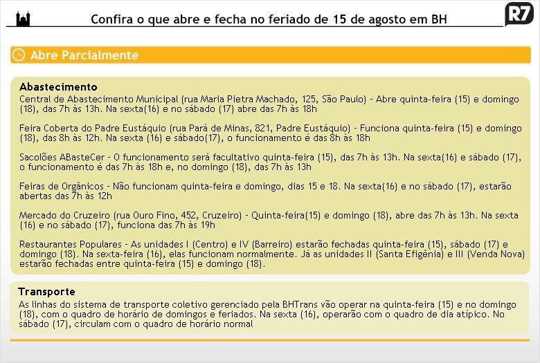 Já os usuários de ônibus serão afetados somente na quinta-feira (15), quando os veículos vão circular com horário de domingos e feriados.