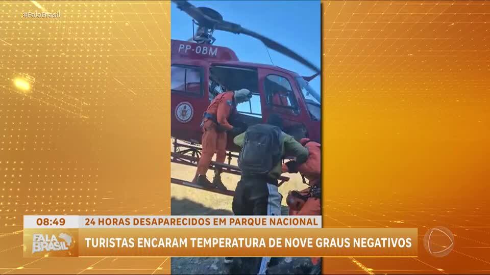 Cinco turistas ficam perdidos por 24 horas em Itatiaia, no Rio