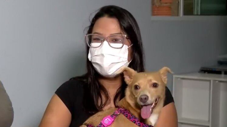 A Yang, pet da empresária Amanda Araújo, escapou da coleira em um momento de euforia. Sua tutora
conseguiu segurá-la, porém, não sentia mais segurança na hora de passear. A solução encontrada foi implantar um microchip 